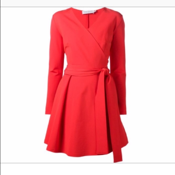 tanya taylor red dress